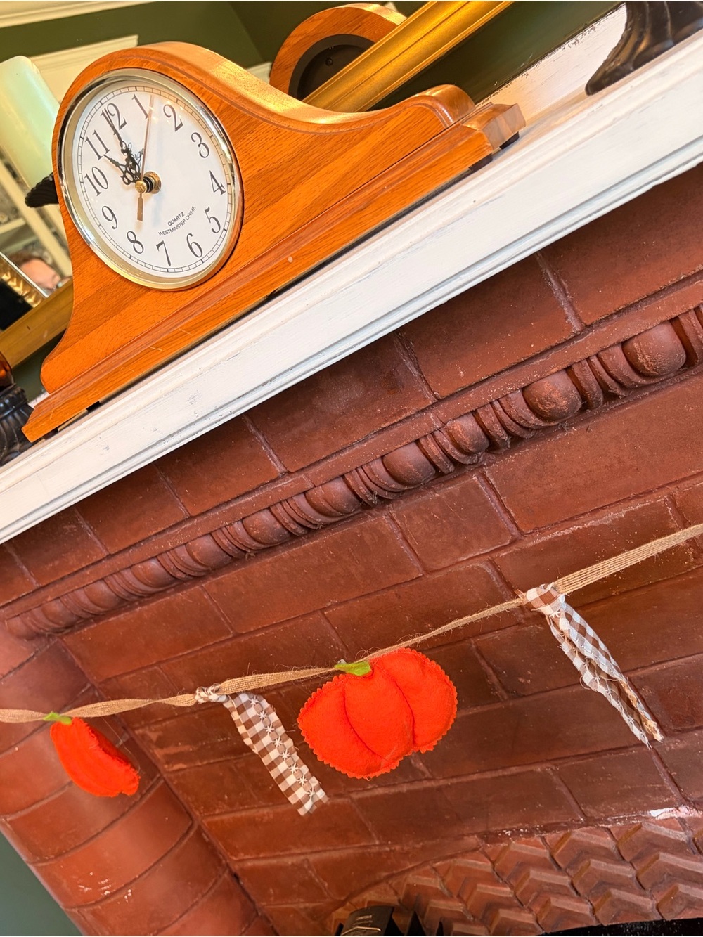 Handmade Orange Pumpkin Garland - Home Holiday Decor